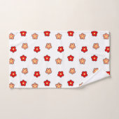 Chic Boho Rose Rouge (Serviette à main)