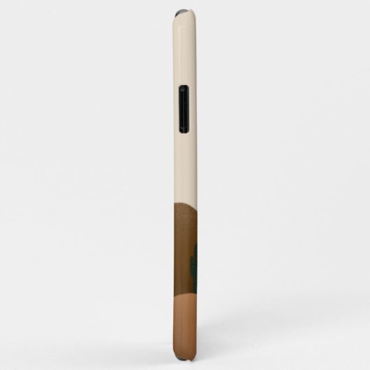 Chic Boho Terracotta Desert Cactus Case-Mate iPhone Case (Achterkant/rechts)