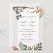 Chic Boho Wedding Kaart (Voorkant)