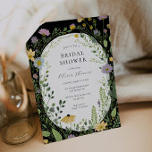 Chic Boho Wildflower Vrijgezellenfeest Kaart