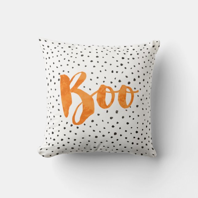 Chic Boo Halloween Dotted Pillow Kussen (Voorkant)