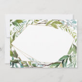 Chic Botanical Graduical Photo Carte de remercieme (Dos)