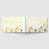 Chic Botanique Floral Imprimer Monogramme Mariage (Complet)