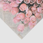 Chic Bouquet Soft roze rozen die schilderen Tissuepapier (Detail)