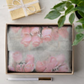 Chic Bouquet Soft roze rozen die schilderen Tissuepapier (Geschenk)