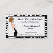 Chic Boutique Cartes de visite (Devant)
