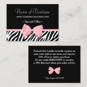 Chic Boutique Clair Pink Ribbon rabais Coupon (Devant / Derrière)