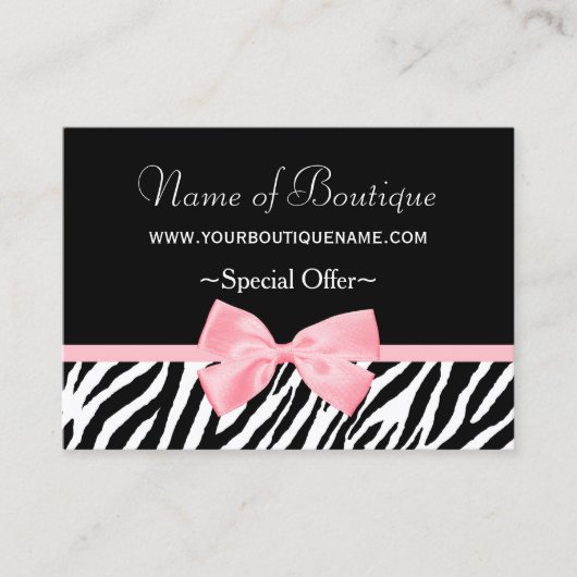 Chic Boutique Clair Pink Ribbon rabais Coupon (Devant)