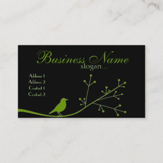 Chic Boutique Green Bird Visitekaartje