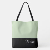 Chic Bride Canvas tas (Achterkant)
