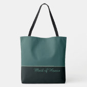 Chic Bride Canvas tas (Achterkant)