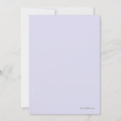 Chic Bride in Veil Bridal Shower Invitation Kaart (Achterkant)