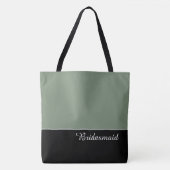 Chic Bridesmaid Canvas tas (Voorkant)