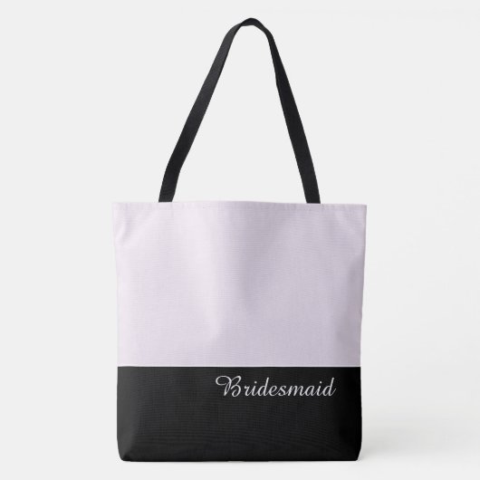 Chic Bridesmaid Canvas tas (Voorkant)