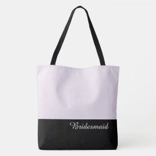 Chic Bridesmaid Canvas tas