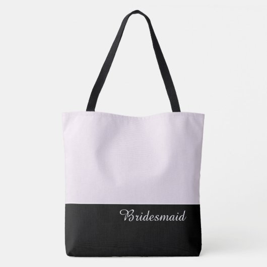 Chic Bridesmaid Canvas tas (Achterkant)