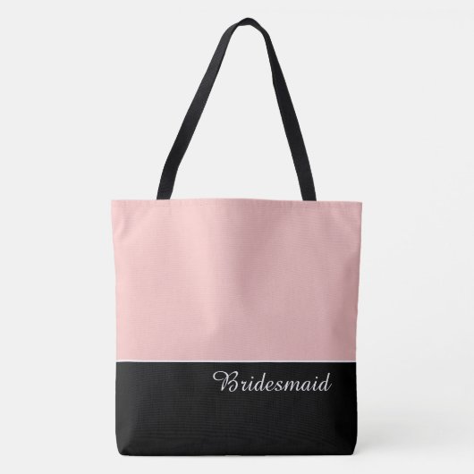 Chic Bridesmaid Canvas tas (Voorkant)