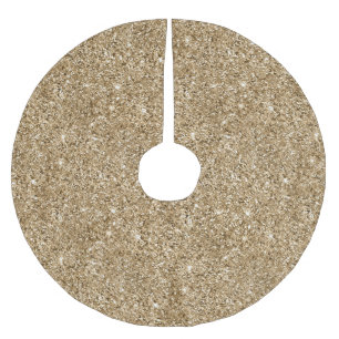 Chic Bronze Gold Glitter Kerstboom Rok