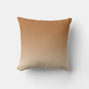 Chic bronzen off-white ombre-effect kussen
