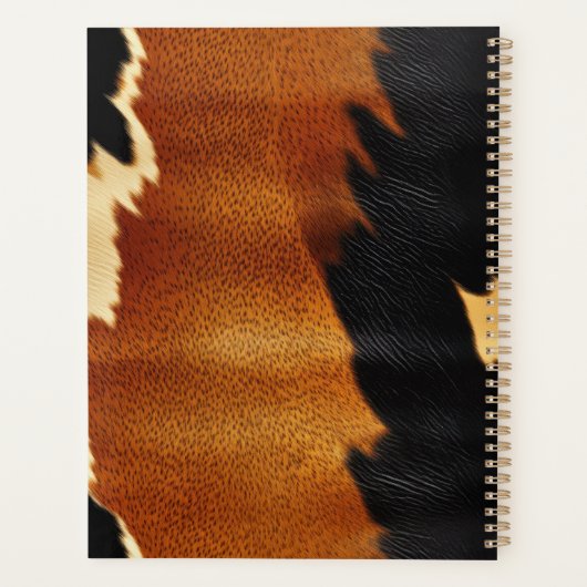 Chic Brown Black Cream Western Cowhide (Dos)