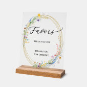 Chic Brunch de mariée Fleur sauvage favorise (Angle)