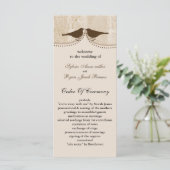 Chic brune cage d'oiseau, programmes de mariage in (Debout devant)