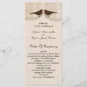 Chic brune cage d'oiseau, programmes de mariage in (Devant)