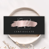 Chic Brush Stroke Roos Goud Zwart Cadeaubon