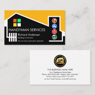 Chic Building Home Handyman Aannemer Visitekaartje