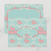 Chic Bunny Briefkaart (Voorkant / Achterkant)