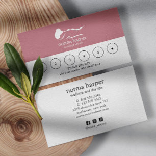 CHIC Business Reward 6 Punch Logo PINK Klantenkaartje