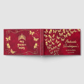 Chic Butterfly Gold Red Quinceañera Mis Quince (Complet)
