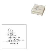 Chic Butterfly uit de bibliotheek van Custom Book Rubberstempel (Gestempeld)