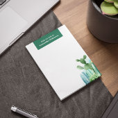 Chic Cacti Waterverf Modern Familie Notitieblok