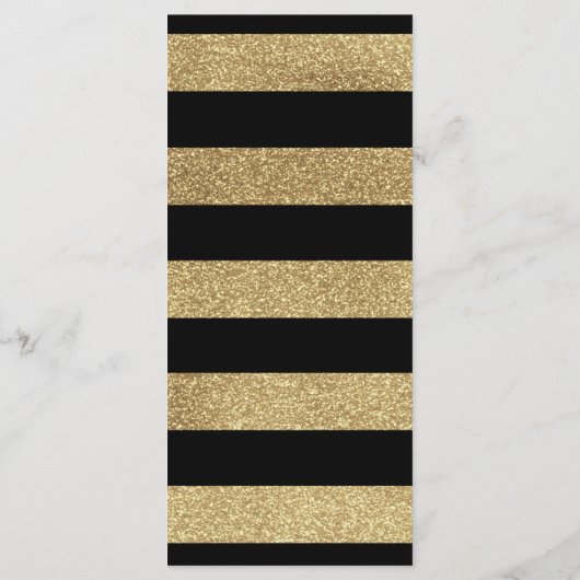 Chic Calligraphie 4x9 Mariage Carte Menu Pour Plaq (Dos)