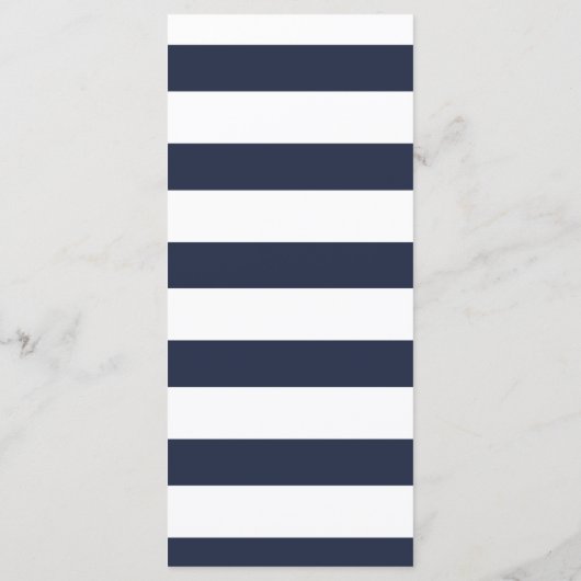 Chic Calligraphie 4x9 Mariage Carte Menu Pour Plaq (Dos)