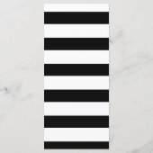 Chic Calligraphie 4x9 Mariage Carte Menu Pour Plaq (Dos)