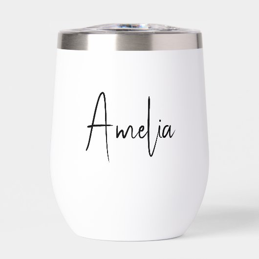 Chic Calligraphie Script Monogramme (Avant)