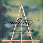 Chic Calligraphy Bienvenue à notre enseigne (Neutre)