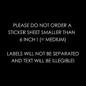 Chic Calligraphy Wedding Guest Adresetiketten Sticker