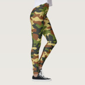 Chic Camouflage Khaki Leggings Motifs (Droite)
