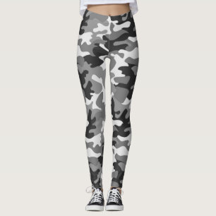 Chic Camouflage Khaki Pattern-Leggings Leggings