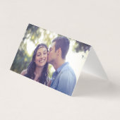 Chic Carte de remerciements Lettré À La Main Avec  (Back)