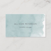 Chic Carte de visite Aquarelle moderne (Devant)