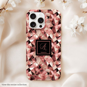 Chic Case-Mate iPhone 15 Hoesje Trendy Rose Goud