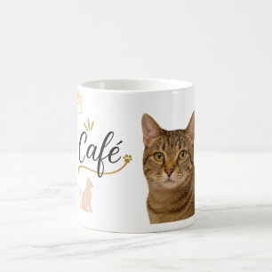 Chic Cat Café Vibe mug Cute Café Amoureux Design