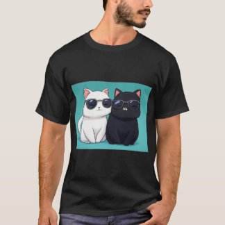 Chic Cat Duo T-shirt