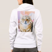 Chic Cat Full-Zip Sweat - shirt à capuche - Style (Dos)