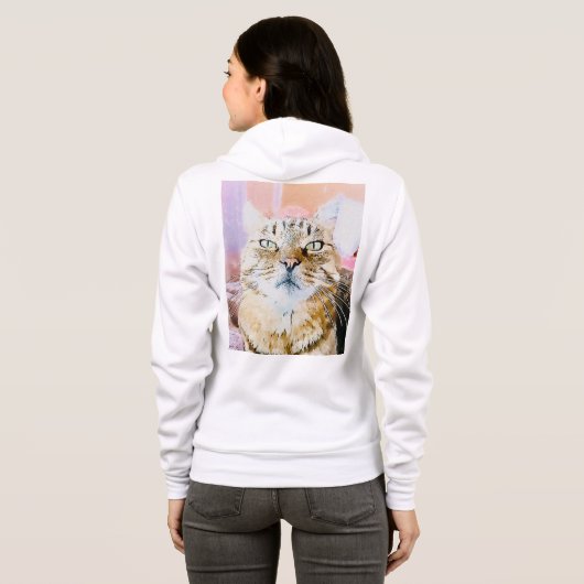 Chic Cat Full-Zip Sweat - shirt à capuche - Style (Dos entier)
