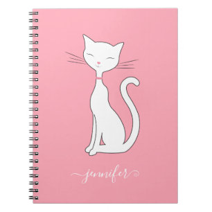 Chic Cat Personeelsroze Notitieboek